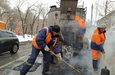 В Самаре приступили к аварийно-ямочному ремонту дорог