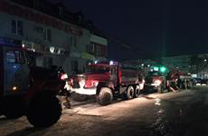 В Чапаевске загорелся ТЦ "Клеопатра"