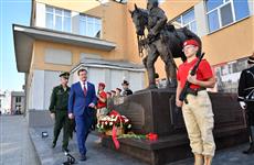 В Самаре открылся памятник "черным гусарам"