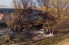В Исаклинском районе ВАЗ перевернулся в кювет и загорелся