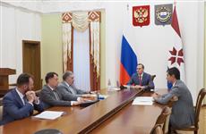 Артем Здунов встретился с руководством группы компаний "Оптикэнерго"