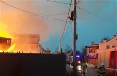 В Самаре более 100 человек локализовали крупный пожар в коттеджном поселке