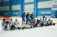 Сборная Самарской области - победитель первого этапа Любительской следж-хоккейной лиги