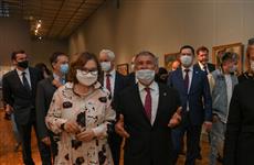 Рустам Минниханов открыл выставку "Шедевры из Казани" в Третьяковской галерее