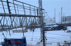 В Самарской области на ж/д станции "Октябрьск" опрокинулись две цистерны