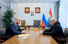Губернатор Вячеслав Федорищев встретился с министром энергетики РФ Сергеем Цивилевым в Самаре