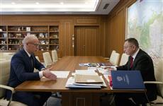 Министр строительства и ЖКХ России Ирек Файзуллин провел рабочую встречу с Главой Удмуртии Александром Бречаловым 