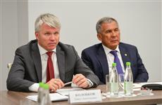 Рустам Минниханов и Павел Колобков провели совещание по подготовке и проведению в Казани первых Игр стран СНГ