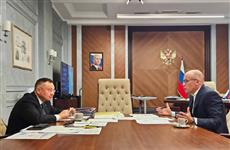 Министр строительства и ЖКХ РФ Ирек Файзуллин провел рабочую встречу с главой Удмуртской Республики Александром Бречаловым