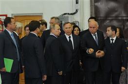 Владимир Путин посетил цех сборки ракет-носителей ОАО "РКЦ "Прогресс"
