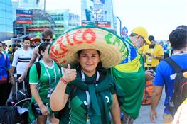 В Самару прибыли поезда с болельщиками на матч Бразилия-Мексика