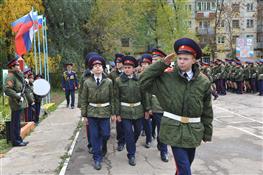 Самарских школьников приняли в кадеты