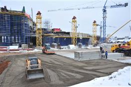Пресс-тур на стройплощадку стадиона ЧМ-2018 "Самара-Арена".