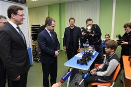 Михаил Бабич и Дмитрий Азаров посетили технопарк "Жигулевская долина"