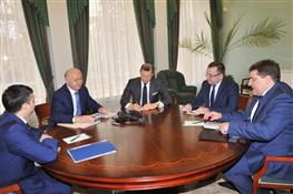 Николай Меркушкин провел рабочую встречу с генеральным директором Почты России Дмитрием Страшновым