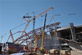 Игорь Левитин посетил строящийся стадион "Самара Арена"