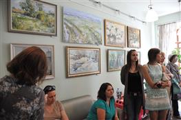 В Доме журналиста открылась выставка самарской художницы Ольги Абраменковой