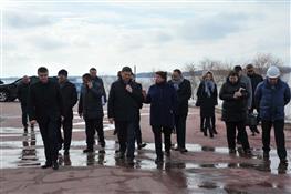 Олег Фурсов посетил четвертую очередь набережной Самары