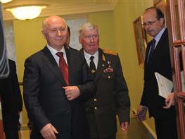 Встреча губернатора Николая Меркушкина с членами областной общественной организации "Союз генералов Самары"