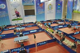 Торжественная церемония открытия XVIII чемпионата России по настольному теннису