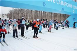 8000 жителей Самарской области вышли на старт "Лыжни России"