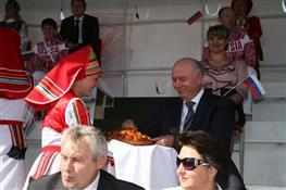 Самарская делегация приняла участие в театрализованном представлении в честь 1000-летия единения народов Мордовии и России