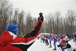 "Волжская коммуна" провела свою лыжную гонку уже в 75-й раз