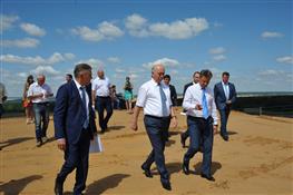 Министр транспорта РФ осмотрел реконструкцию дороги "Волжский — аэропорт Курумоч"