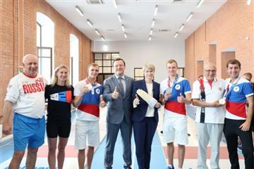 Дмитрий Азаров и Елена Шмелева встретились с призерами Олимпийских игр-2020