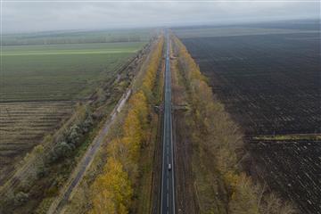 В Ставропольском районе отремонтировали дорогу к пос. Луначарский