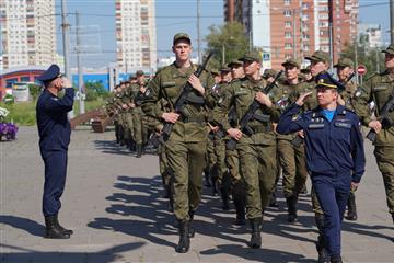 Новобранцы спортроты ЦСКА приведены к Военной присяге в Самарской области