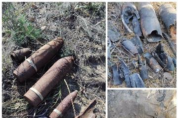 В Самарской области опять нашли артиллерийские снаряды