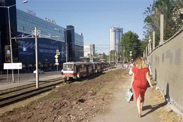 На ул. Ново-Садовой в Самаре из-за ДТП встали трамваи
