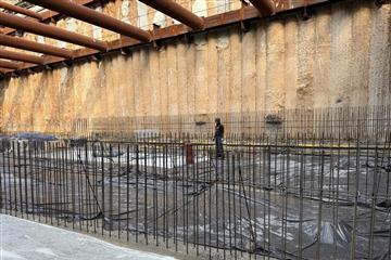 Щитовая проходка тоннеля станции 