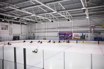 Сборная Самарской области принимает участие в детском турнире по адаптивному хоккею 