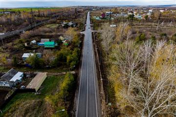 При поддержке нацпроекта в городе Похвистнево отремонтировали участок главной дороги