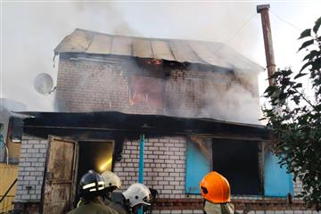 В Волжском районе на пожаре погибли три человека