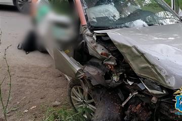 Под Тольятти пострадал пассажир въехавшего в дерево каршерингового авто
