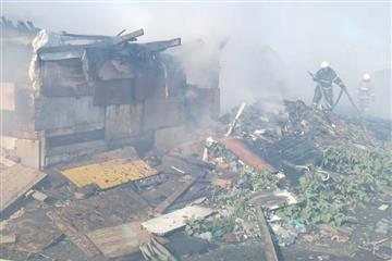 На пожаре под Самарой погиб мужчина