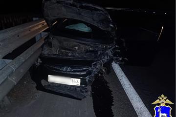 В Кинельском районе водитель Hyundai Solaris устроил ДТП и отказался от медосвидетельствования