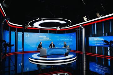 Прямая линия с губернатором Самарской области Вячеславом Федорищевым началась