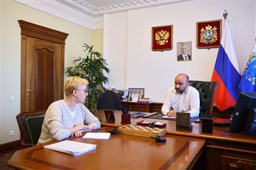 Вячеслав Федорищев провел рабочую встречу с главой Самары Еленой Лапушкиной