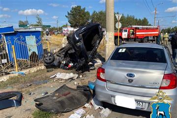 Два человека погибли при столкновении Datsun и "четырнадцатой" в Тольятти