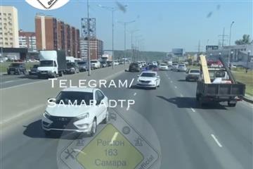 В Самаре произошла погоня на Московском шоссе