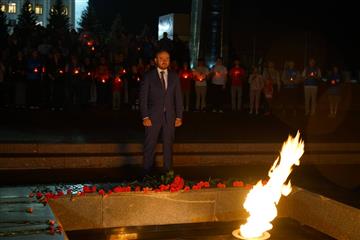 Вячеслав Федорищев вместе с волонтерами принял участие в акции памяти 
