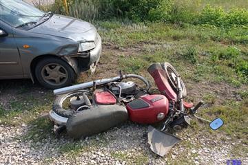 В Обшаровке госпитализировали мотоциклиста, попавшего под колеса