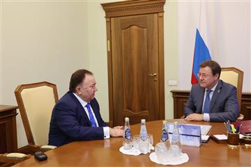 Дмитрий Азаров и Махмуд-Али Калиматов обсудили сотрудничество между Самарской областью и Ингушетией