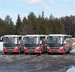В Очерское АТП благодаря федеральной поддержке прибыли три новых автобуса