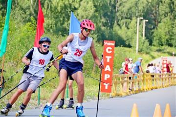 В Учалах прошел 2 этап Кубка Республики Башкортостан по гонкам на лыжероллерах