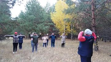 В обновленном в Новоспяшевском сельском Доме культуры состоялась спортивная баталия "В лес за здоровьем"